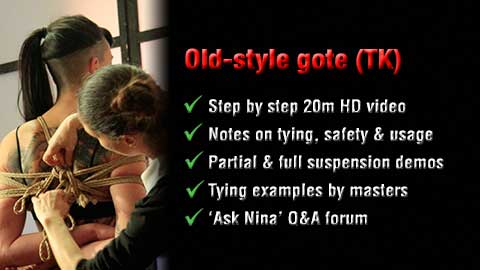 Product image for Old-style gote (TK with 3rd & 4th rope variations)
