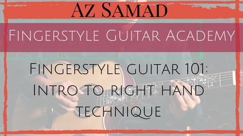 Product image for Fingerstyle Guitar 101: Intro to Right Hand Technique