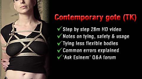 Product image for Contemporary gote (2 & 3-rope takate kote)