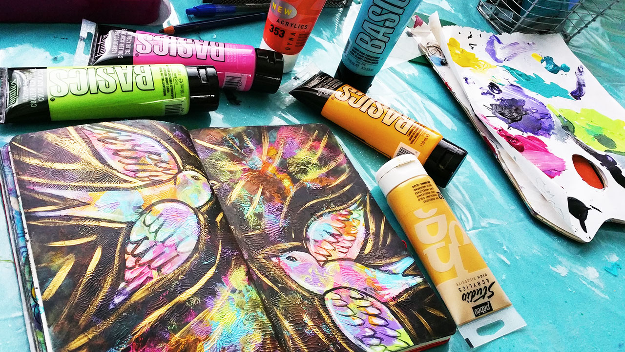 Be Free! Acrylic painting for beginners Mimi Bondi