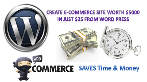 Product image for Create E-commerce Site Worth $5000 in just $25  From WordPress