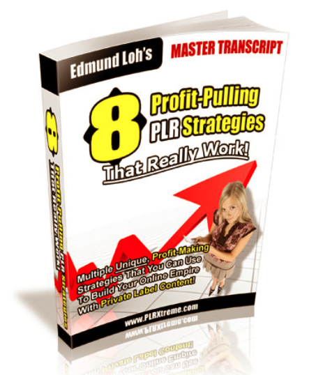 Product image for 8 Profit-Pulling PLR Strategies